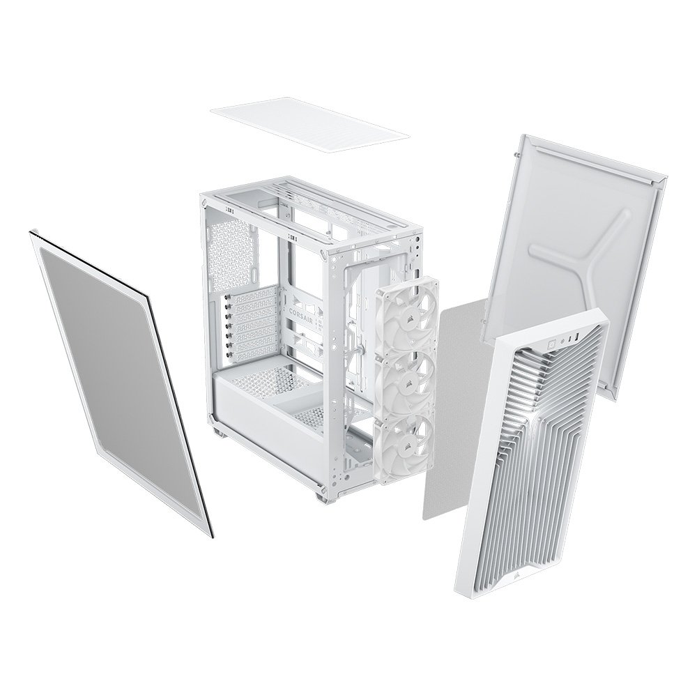 Gabinete Gamer ( Balão.info) 3200D RS, Mid-Tower, Performance, Lateral em Vidro Temperado, Branco - CC-( Balão.info)-WW - view 10