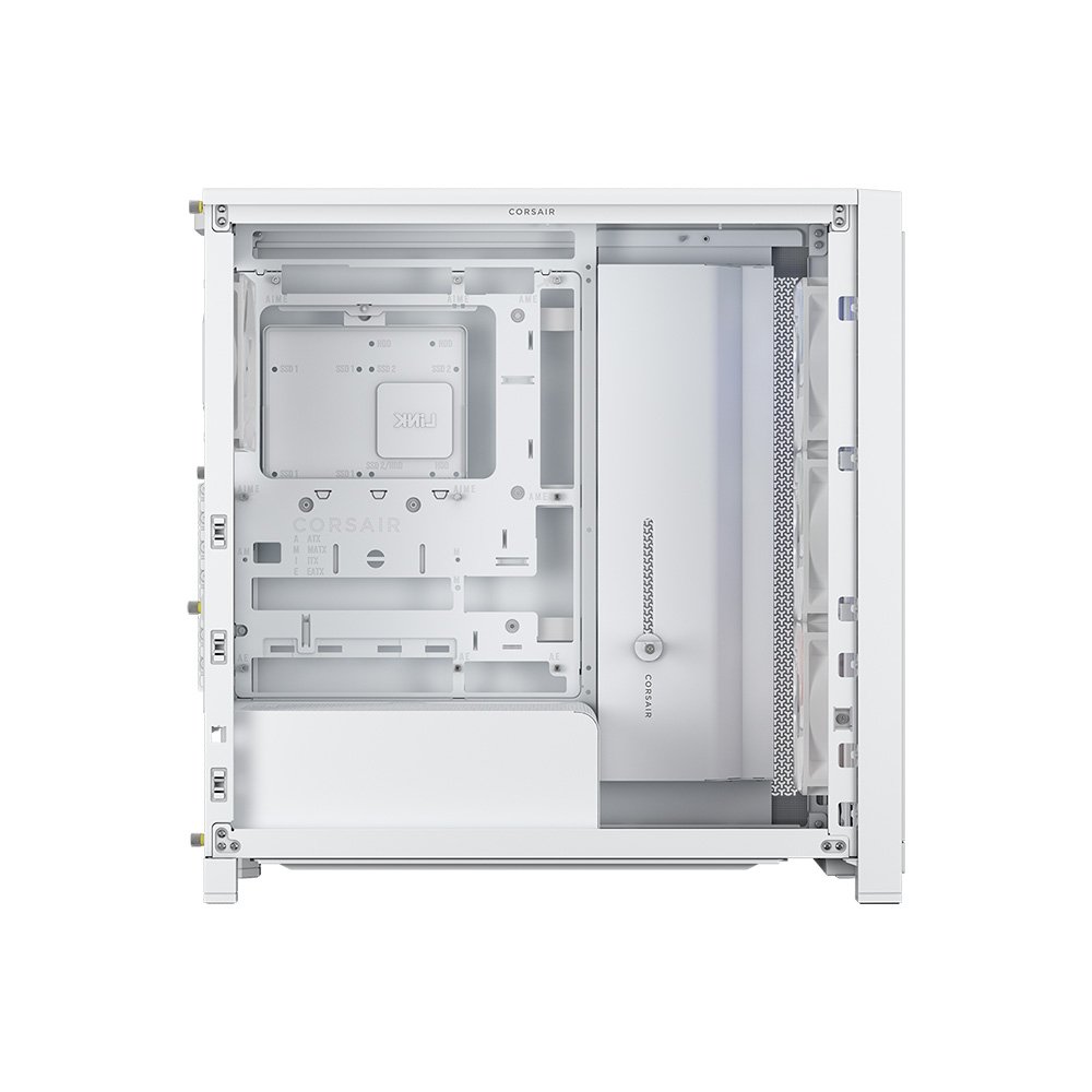 Gabinete Gamer ( Balão.info) 4000X RS, Mid-Tower, Lateral em Vidro Temperado, Branco - CC-( Balão.info)-WW - view 4