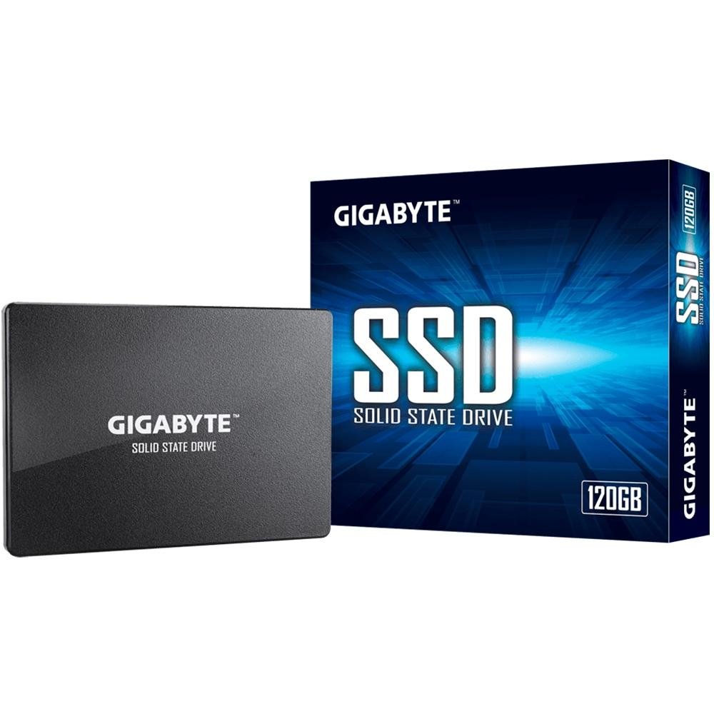 SSD Gigabyte, SATA, 120GB, 2.5", Leitura: 500MB/s e Gravação: 380MB/s, Cinza - GP-GSTFS31120GNTD SSD Gigabyte, SATA, 120GB, 2.5", Leitura: 500MB/s e Gravação: 380MB/s, Cinza - GP-GSTFS31120GNTD
