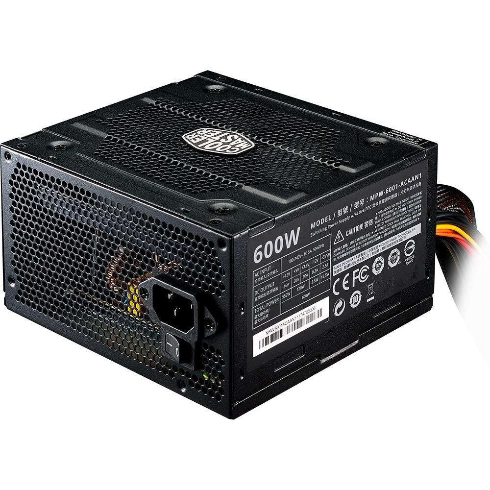 Fonte Cooler Master Elite V3, 600W - MPW-6001-ACAAN1 Fonte Cooler Master Elite V3, 600W - MPW-6001-ACAAN1