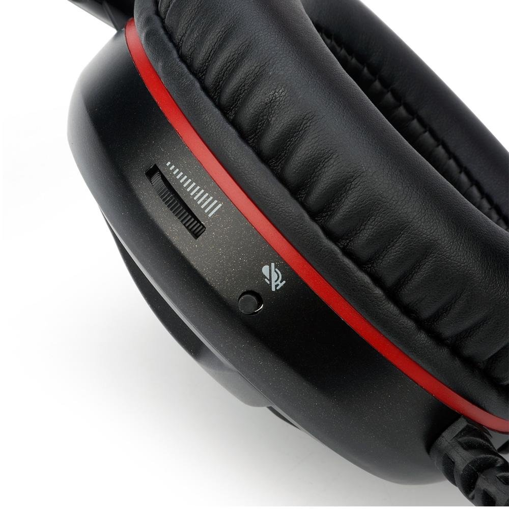 Headset Gamer Redragon Minos, 7.1 Virtual, Driver 50mm, USB, Preto e Vermelho - H210 Headset Gamer Redragon Minos, 7.1 Virtual, Driver 50mm, USB, Preto e Vermelho - H210