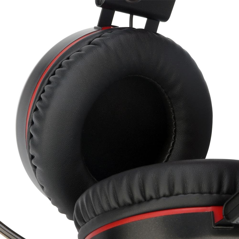 Headset Gamer Redragon Minos, 7.1 Virtual, Driver 50mm, USB, Preto e Vermelho - H210 Headset Gamer Redragon Minos, 7.1 Virtual, Driver 50mm, USB, Preto e Vermelho - H210