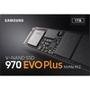 SSD Samsung 970 EVO Plus, 1TB, M.2 NVMe, Leitura: 3500MB/s e Gravação: 3300MB/s, Preto - MZ-V7S1T0B/AM