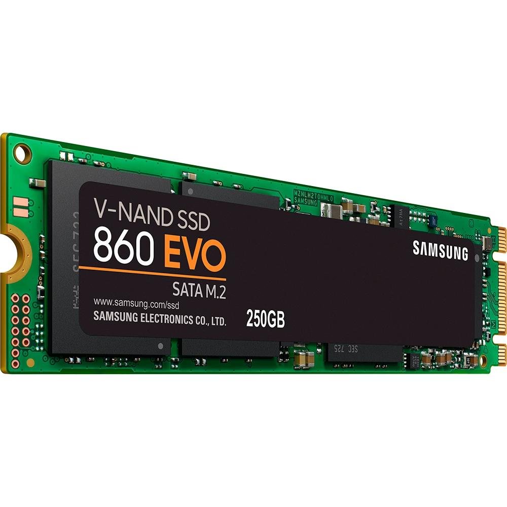 SAMSUNG V-NAND SSD 860EVO 250GB 4 枚 SSD Samsung 860 EVO 250GB Leitura 550MB/s | KaBuM!