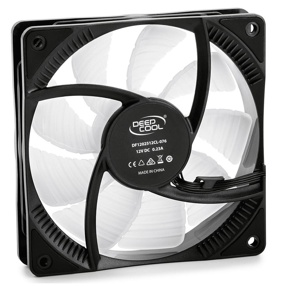 Imagem 8 de 10 do produto Kit Com 3 Ventoinha DeepCool RF 120, 120mm, RGB, Preto - DP-FRGB-RF120-3C
