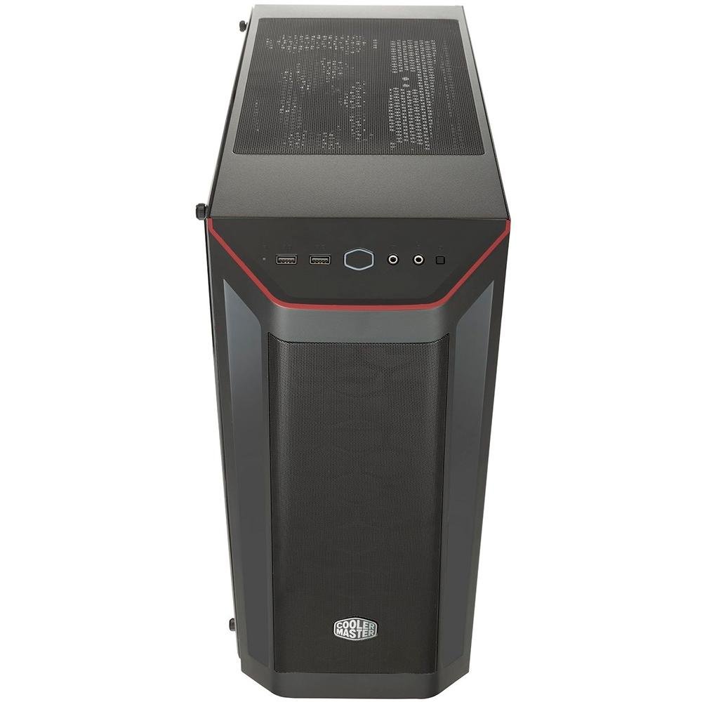 Gabinete Cooler Master MB511 Preto/Vermelho MCB-B511D-KANN-S00