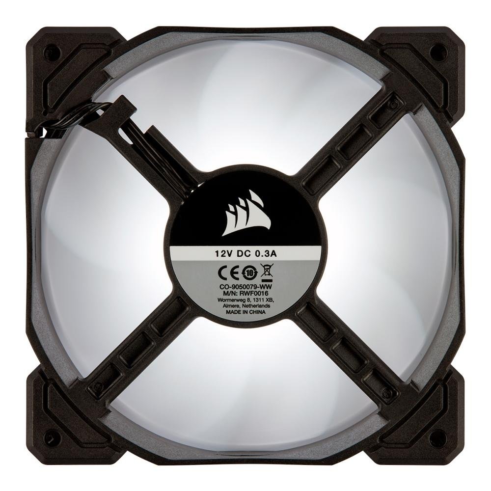 Imagem 5 de 6 do produto Cooler Fan Corsair AF120, 120mm, LED Branco, Preto - CO-9050079