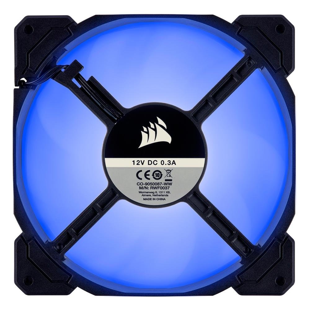 Cooler FAN Corsair AF140 Blue Single | KaBuM!
