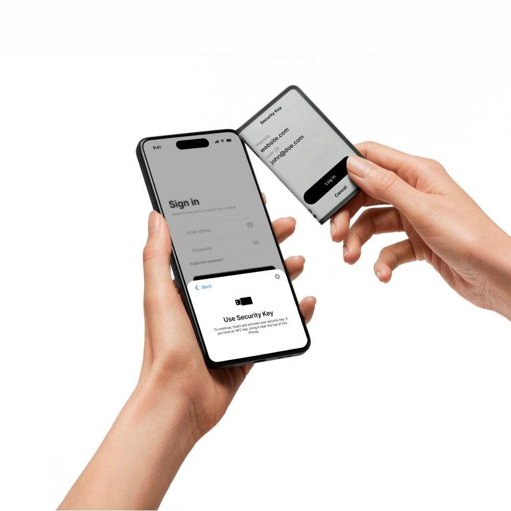 Imagem 6 de 6 do produto Carteira para Criptomoedas Ledger Stax, com Ledger Recovery Key, Preta - STAX-RK-ESDEPTIT