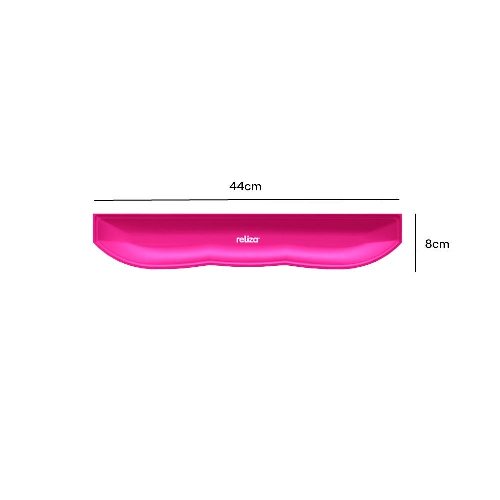 Apoio Ergonômico para Digitação Reliza Comfort, Revestimento em Neoprene, Magenta - ( Balão.info - foto 2