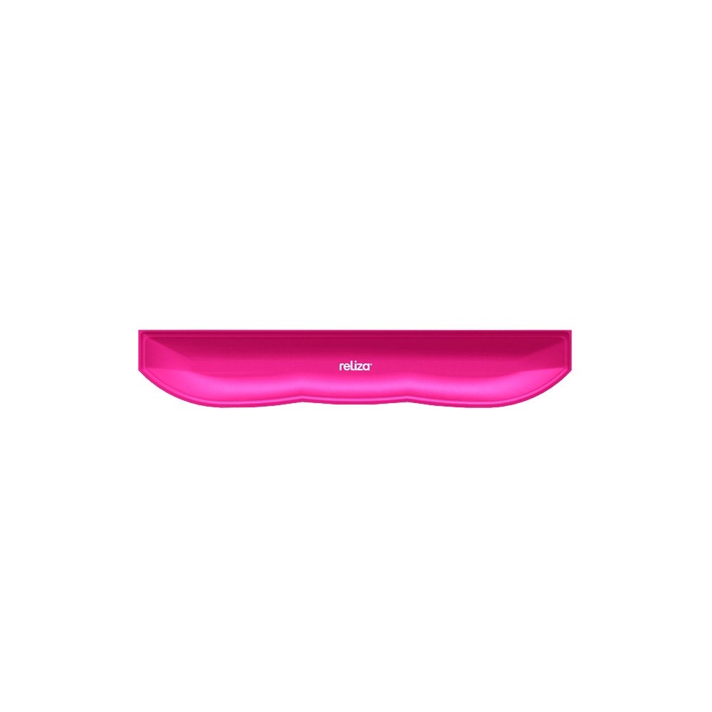 Apoio Ergonômico para Digitação Reliza Comfort, Revestimento em Neoprene, Magenta - 010920