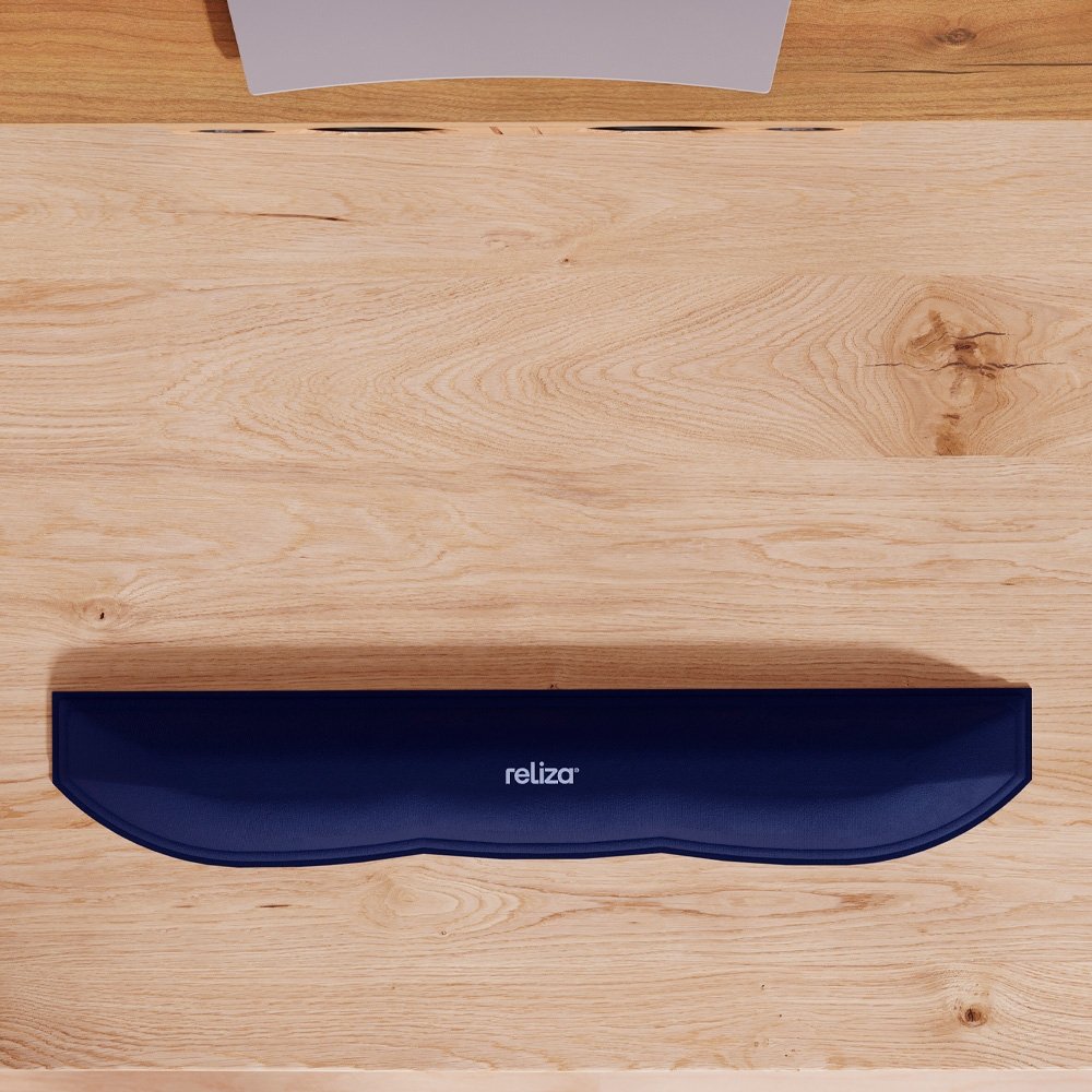 Apoio Ergonômico para Digitação Reliza Comfort, Revestimento em Neoprene, Marinho - ( Balão.info - foto 3