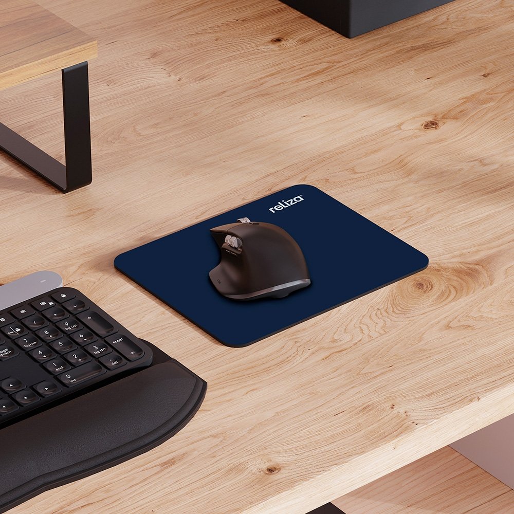 Mousepad Retangular Reliza, Revestimento em Tecido, Marinho - 010952 - view 5