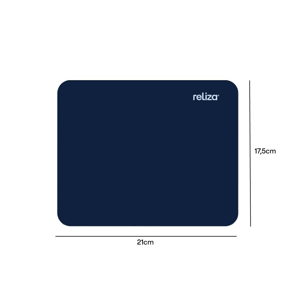 Mousepad Retangular Reliza, Revestimento em Tecido, Marinho - 010952 - view 3