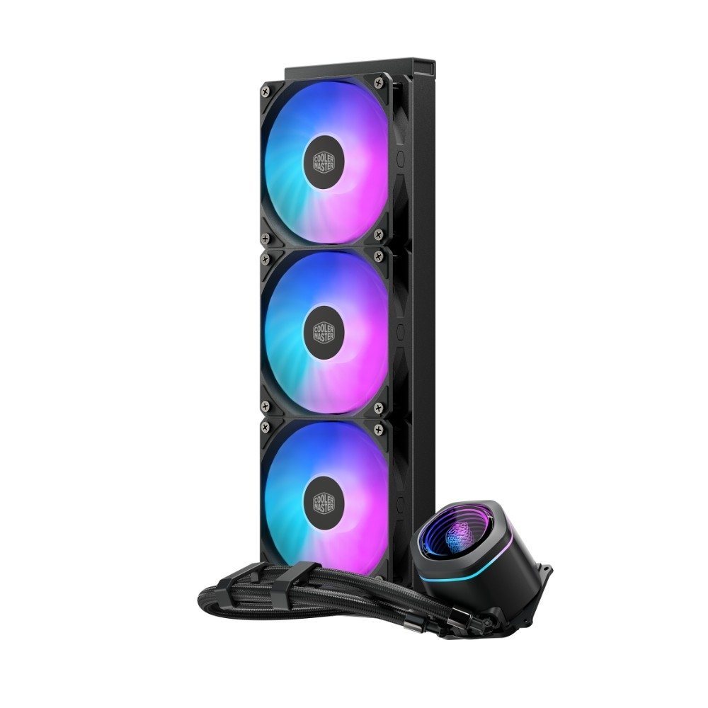 Imagem 2 de 2 do produto Water Cooler Cooler Master MasterLiquid Core Nex 360, ARGB, Intel e AMD, 360mm, Preto - MLX-D36M-A18PA-R1