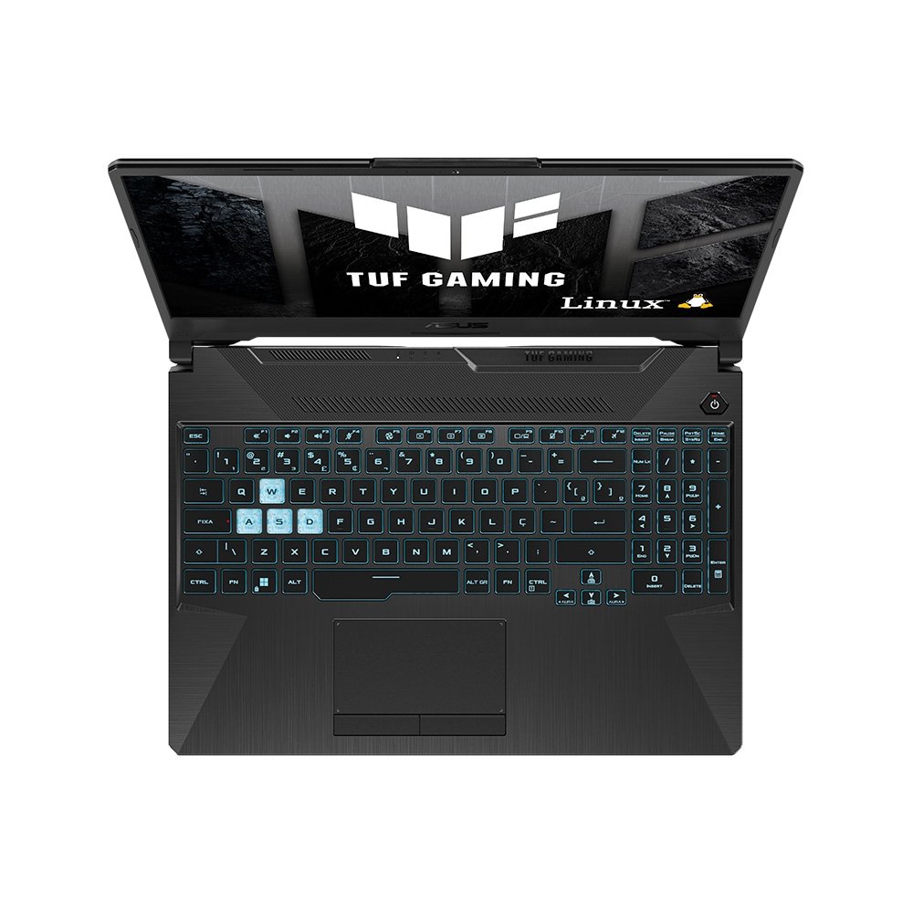 Notebook Gamer ASUS TUF Gaming A15 RTX3050, AMD RYZEN 7 16 GB, 512 GB SSD, KeepOS, Tela 15.6 FHD, Preto Grafite - FA506NCG-HN298 - view 12