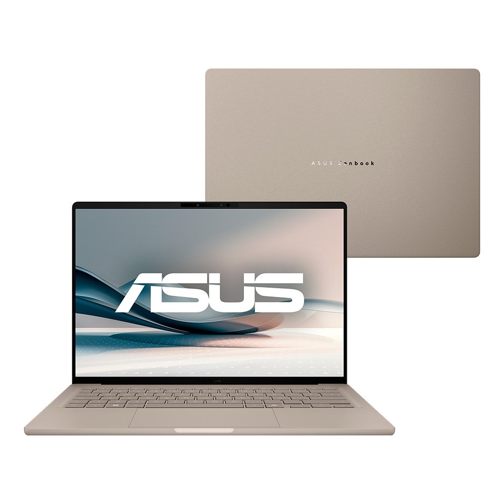 "Notebook ASUS Zenbook A14 Qualcomm Snapdragon X1 26 100, 32 GB, 1.0 TB, 14.0"" OLED, W11 Home, Zabriskie Beige - UX3407QA-QD391W"