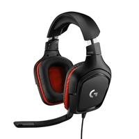 Menor preço em Headset Gamer Logitech G332 para PC, PlayStation, Xbox e Nintendo Switch, Preto/Vermelho - 981-000755