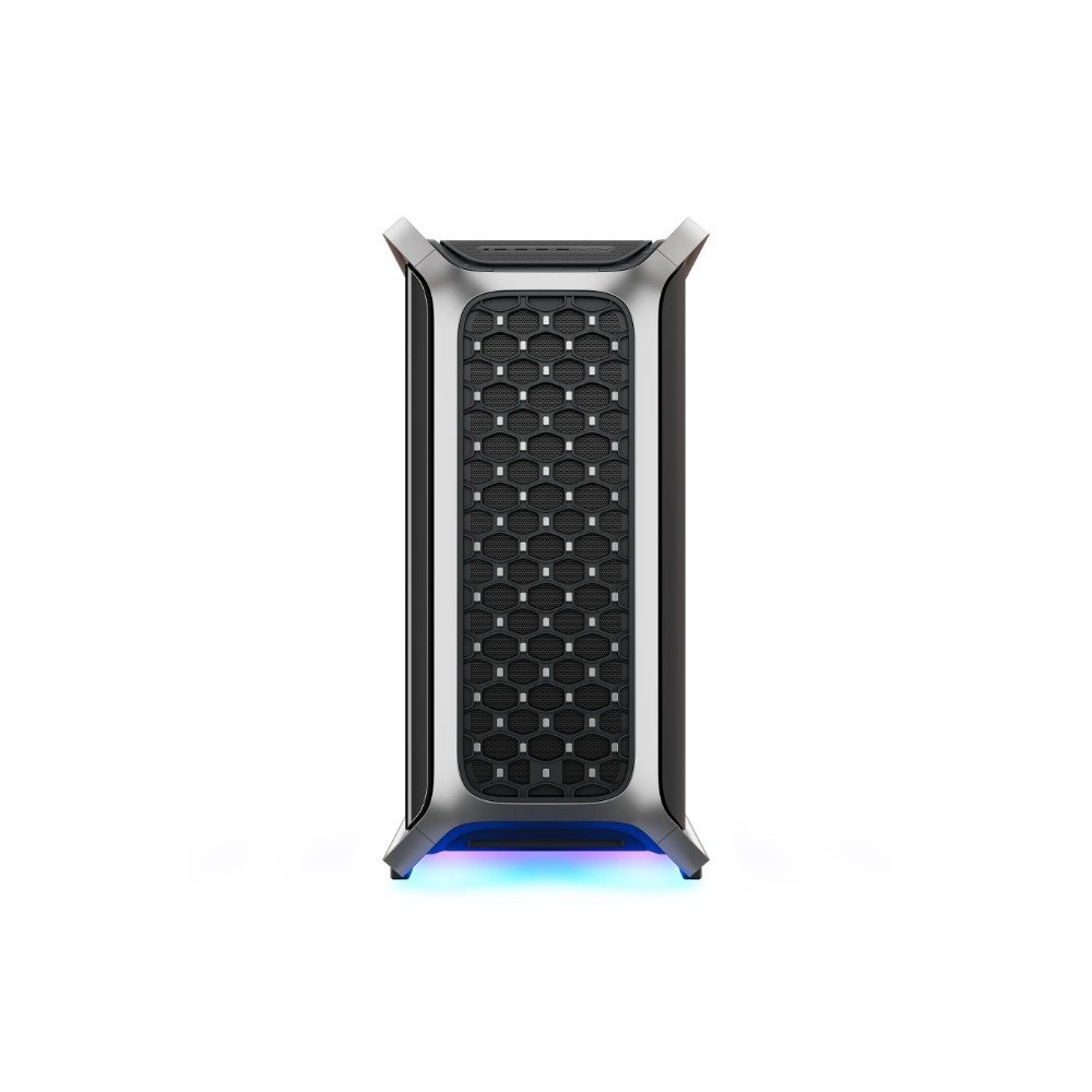 Imagem 3 de 5 do produto Gabinete Gamer Cooler Master COSMOS Alpha, Full Tower, E-ATX, Lateral em Vidro, 1x FAN, 2x Vent. Pré Instaladas, Prata - C700-KGNN-S00