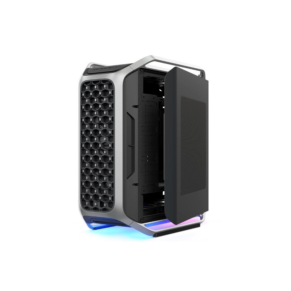 Imagem 5 de 5 do produto Gabinete Gamer Cooler Master COSMOS Alpha, Full Tower, E-ATX, Lateral em Vidro, 1x FAN, 2x Vent. Pré Instaladas, Prata - C700-KGNN-S00