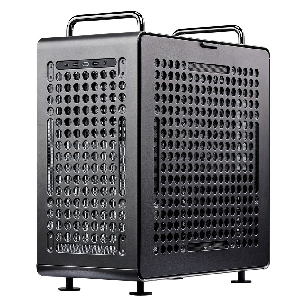 Imagem 2 de 2 do produto Gabinete Gamer Cooler Master QUBE 540 Stardust Iron, Mid Tower, E-ATX, Lateral em Vidro, 1x FAN, Preto - Q540-MGNN-S00