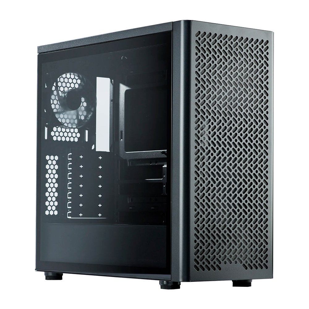 Gabinete Gamer Cooler Master Elite 502 Lite, Mid Tower, E-ATX, Lateral em Vidro, Preto - E502L-KGNN-S00