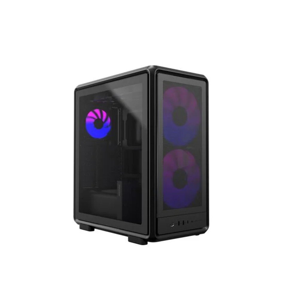 Gabinete Gamer Cooler Master MasterFrame 500 Mesh ARGB, Mid Tower, ATX, 2x Vent 200mm ARGB, 1x FAN ARGB, Preto - MF500M-KHNN-S01