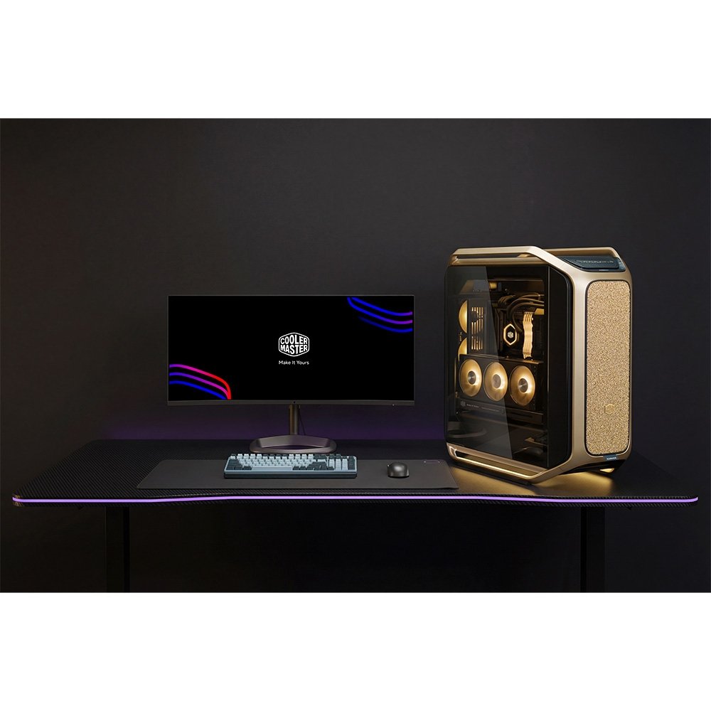 Imagem 12 de 13 do produto Gabinete Gamer Cooler Master COSMOS Alpha Gold, Full Tower, E-ATX, EEB, Lateral em Vidro Temperado, 3X FANs - C700-GGNN-S00
