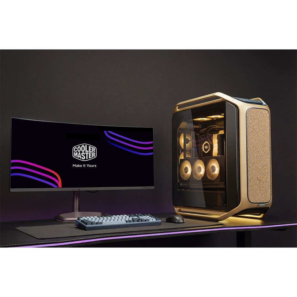 Imagem 13 de 13 do produto Gabinete Gamer Cooler Master COSMOS Alpha Gold, Full Tower, E-ATX, EEB, Lateral em Vidro Temperado, 3X FANs - C700-GGNN-S00