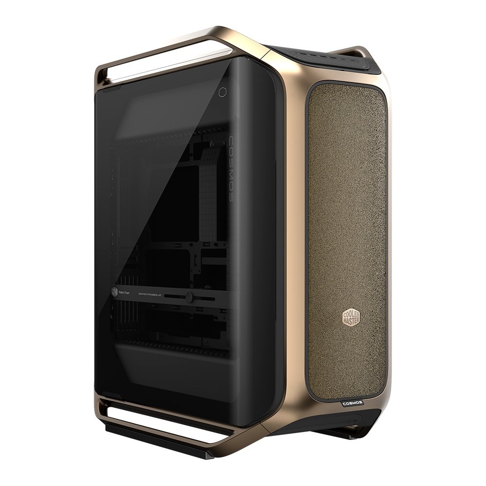Imagem 4 de 13 do produto Gabinete Gamer Cooler Master COSMOS Alpha Gold, Full Tower, E-ATX, EEB, Lateral em Vidro Temperado, 3X FANs - C700-GGNN-S00