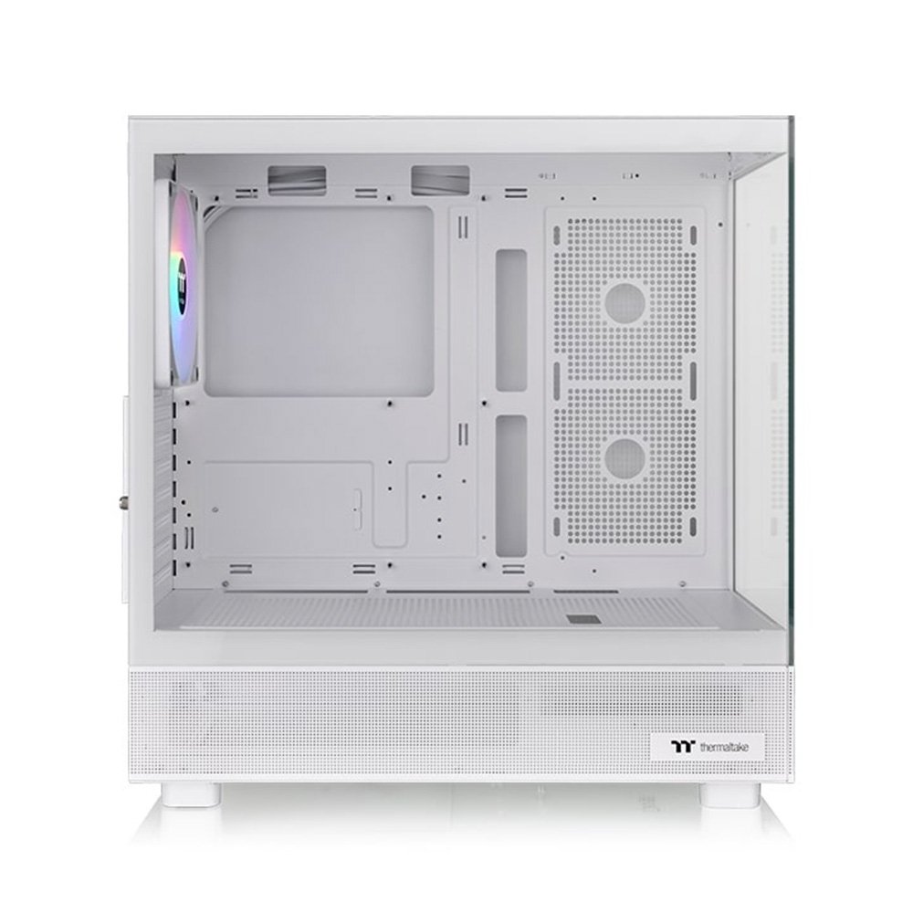 Imagem 4 de 6 do produto Gabinete Gamer Thermaltake View 270 Plus TG ARGB, Mid-Tower, Lateral em Vidro, 3x FANs ARGB, Snow White - CA-1Y7-00M6WN-01
