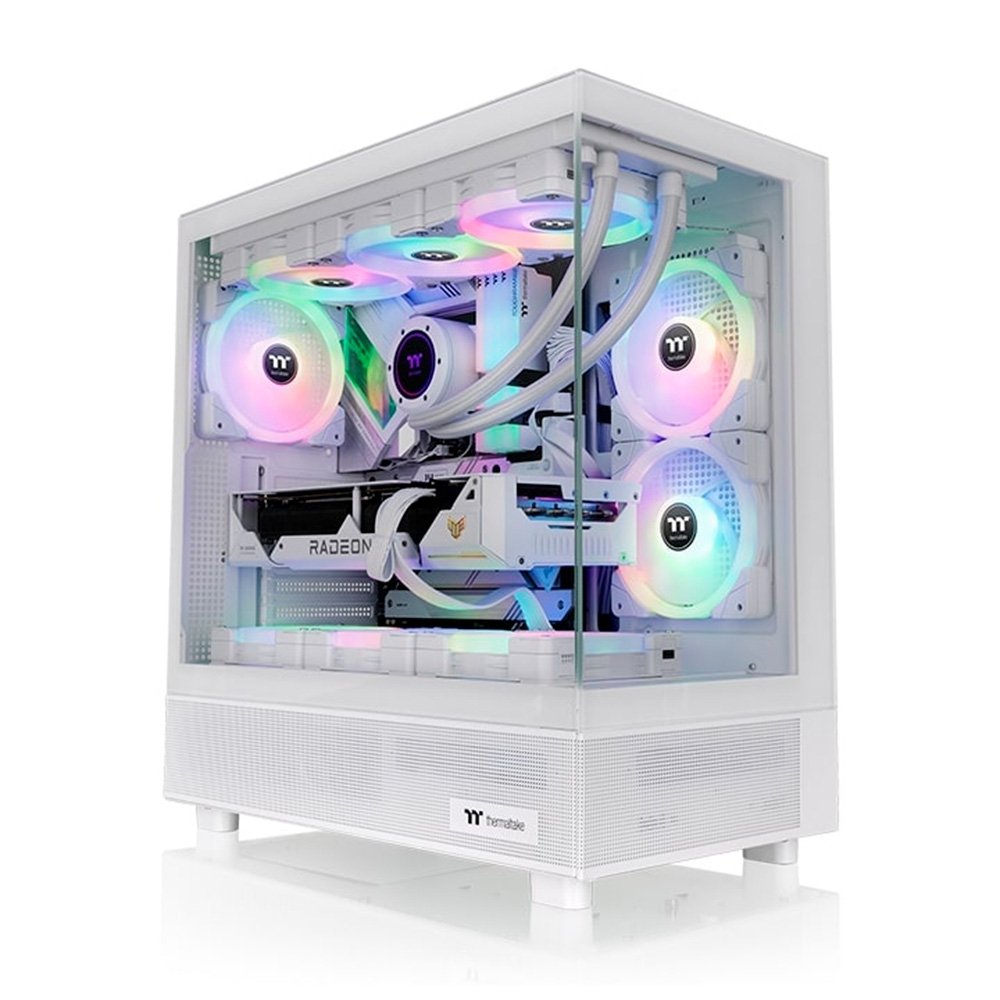 Gabinete Gamer Thermaltake View 270 Plus TG ARGB, Mid-Tower, Lateral em Vidro, 3x FANs ARGB, Snow White - CA-1Y7-00M6WN-01