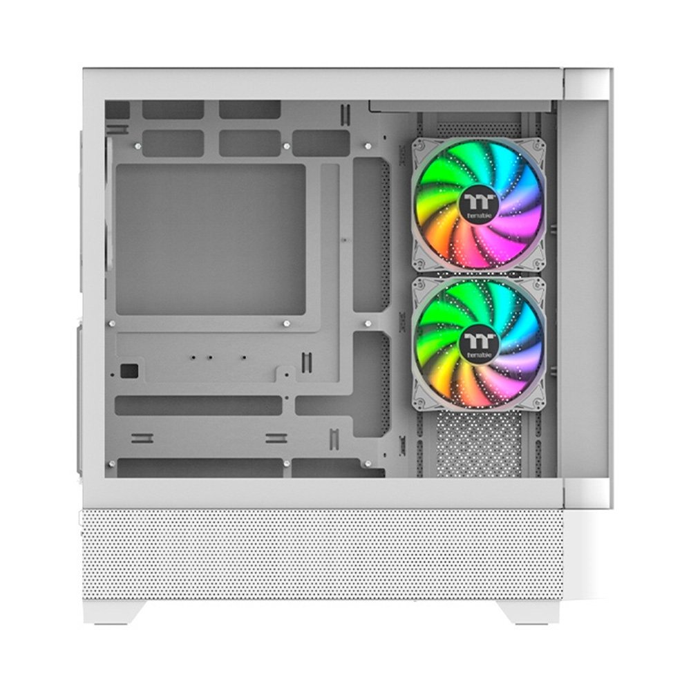 Imagem 2 de 6 do produto Gabinete Gamer Thermaltake View 290 TG ARGB, Mid-Tower, Vidro Temperado Curvo, 3x FANs ARGB, Snow - CA-11G-00M6WN-00