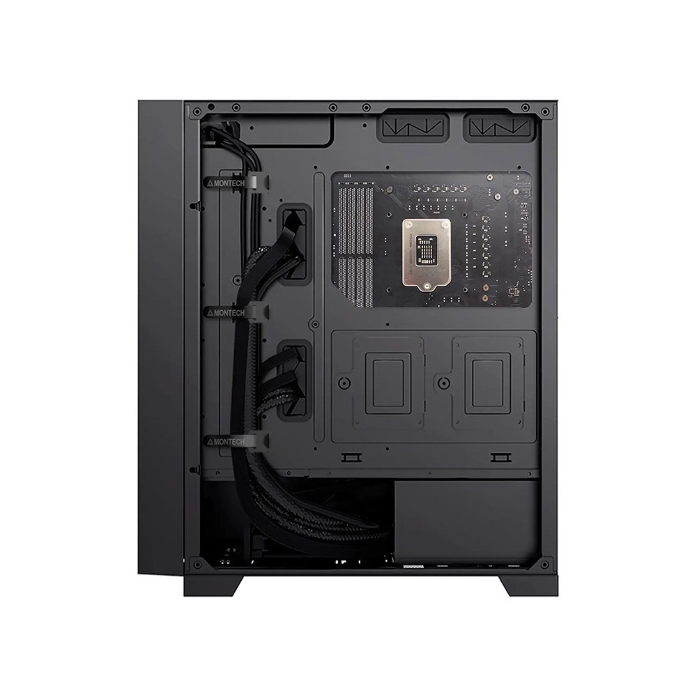 Gabinete Gamer Montech AIR 1000 Lite, Mid Tower, Lateral em Vidro Temperado, 3x FANs, Preto - AIR1000LITEB - view 11