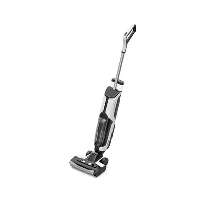 Aspirador de Pó Vertical Sem Fio KABUM! smart Clean Pro - Sólidos e Líquidos, Passa Pano, Base Autolimpante, 5500PA, Bivolt, Branco - KSAV300BR