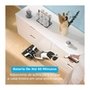 Aspirador de Pó Vertical Sem Fio KABUM! smart Clean Pro - Sólidos e Líquidos, Passa Pano, Base Autolimpante, 5500PA, Bivolt, Branco - KSAV300BR