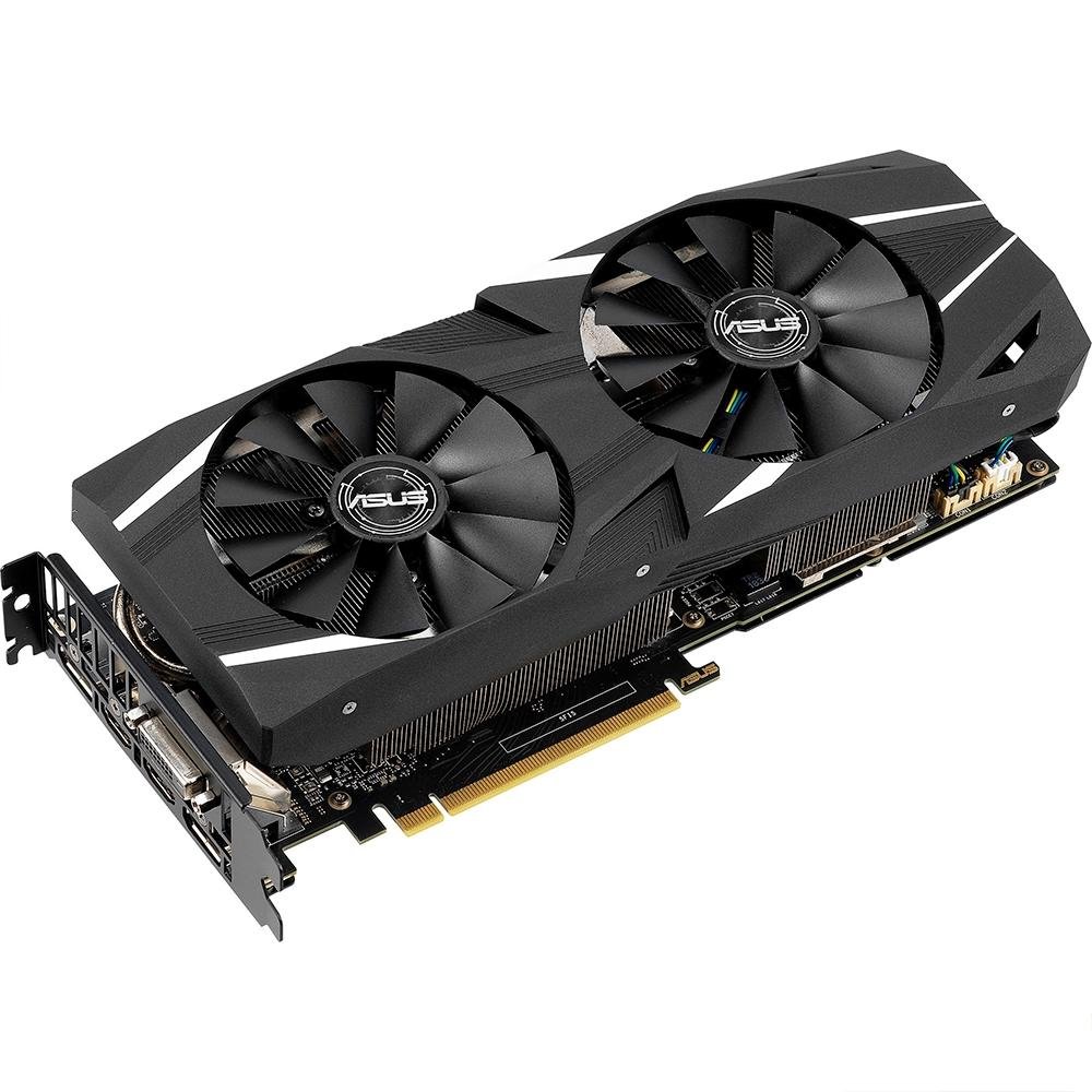Placa de Vídeo Asus NVIDIA GeForce RTX 2060 OC 6GB, GDDR6 - DUAL-RTX2060-O6G Placa de Vídeo Asus NVIDIA GeForce RTX 2060 OC 6GB, GDDR6 - DUAL-RTX2060-O6G