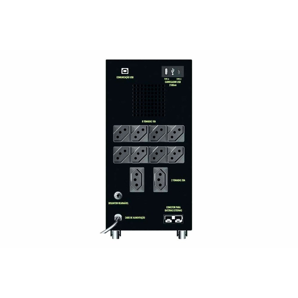 Imagem 2 de 5 do produto Nobreak TS Shara, Gamer, 1500VA, Entrada Biv. Auto, Saída Selecionável, 8T, USB, 2X9AH, 1 EXP 24V - 4578