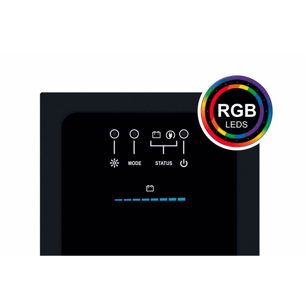 Imagem 4 de 5 do produto Nobreak TS Shara, Gamer, 1500VA, Entrada Biv. Auto, Saída Selecionável, 8T, USB, 2X9AH, 1 EXP 24V - 4578