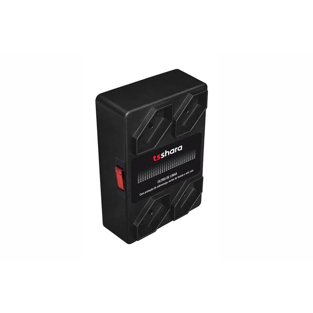 Filtro de Linha TS Shara, Protetor, 10A, Bivolt, 4 Tomadas, Antiraio - 598 - view 3