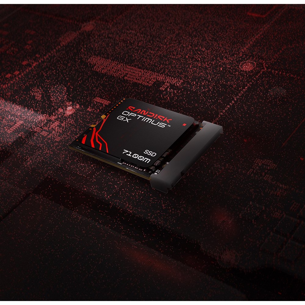 Imagem 9 de 12 do produto SSD SanDisk Optimus GX 7100M, 1TB, M.2 NVMe, Leitura 7.250 MB/s, Gravação 6.900 MB/s, PCIe Gen4 - SDSP71100TAT-000E0