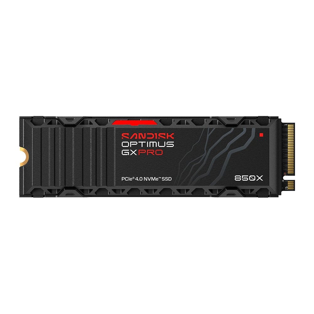 SSD SanDisk Optimus GX PRO 850X com Dissipador, 1TB, M.2 NVMe, PCIe Gen4 - SDSP81100TAH-000E0