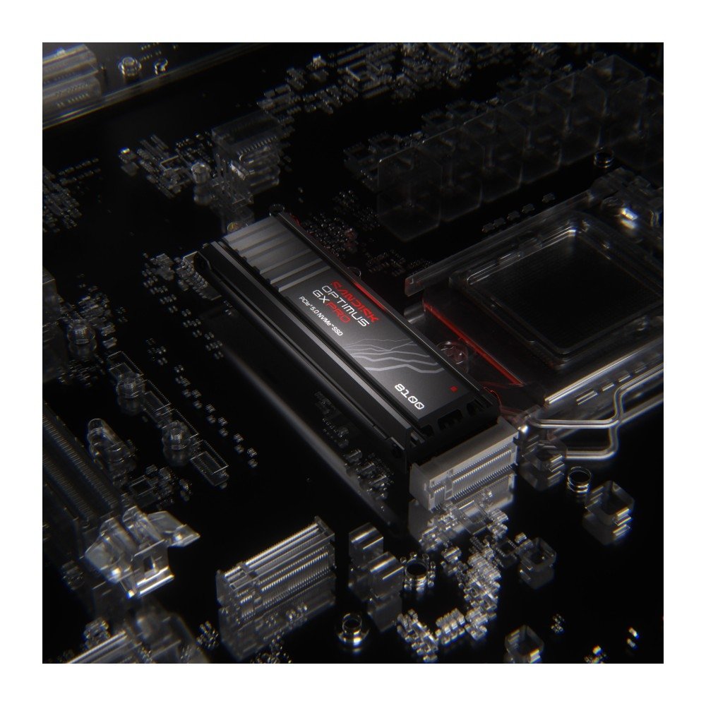 Imagem 10 de 11 do produto SSD SanDisk Optimus GX PRO 8100, 1TB, M.2 NVMe, Leitura 14.900 MB/s, Gravação 600 TBW, PCIe 5.0 - SDSP82100TAN-000E0