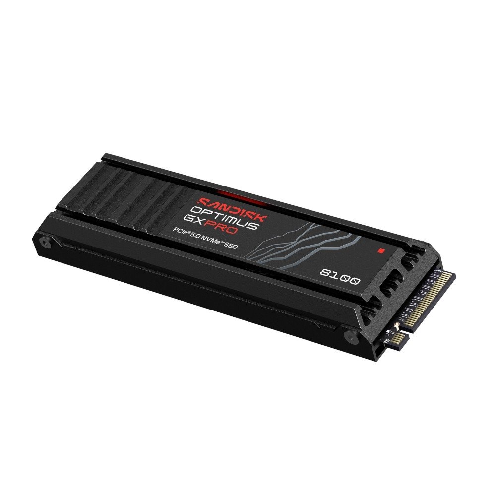 Imagem 4 de 11 do produto SSD SanDisk Optimus GX PRO 8100, 1TB, M.2 NVMe, Leitura 14.900 MB/s, Gravação 600 TBW, PCIe 5.0 - SDSP82100TAN-000E0