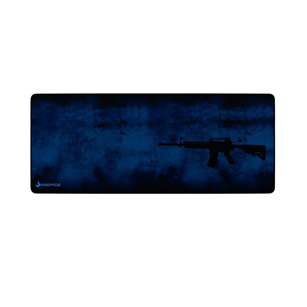 Mousepad Gamer Rise Mode Speed, M4A1 PRO, Estendido 900x400mm, Azul - RG-MPP-06-M4A Mousepad Gamer Rise Mode Speed, M4A1 PRO, Estendido 900x400mm, Azul - RG-MPP-06-M4A