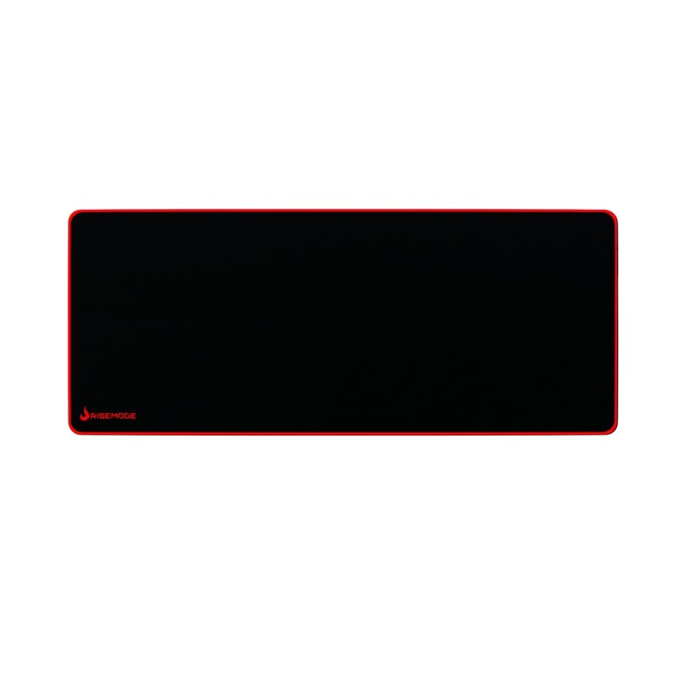 Mousepad Gamer Rise Mode Speed Zero Pro, Estendido 900x400mm, Costura Vermelha - RG-MPP-06-ZR