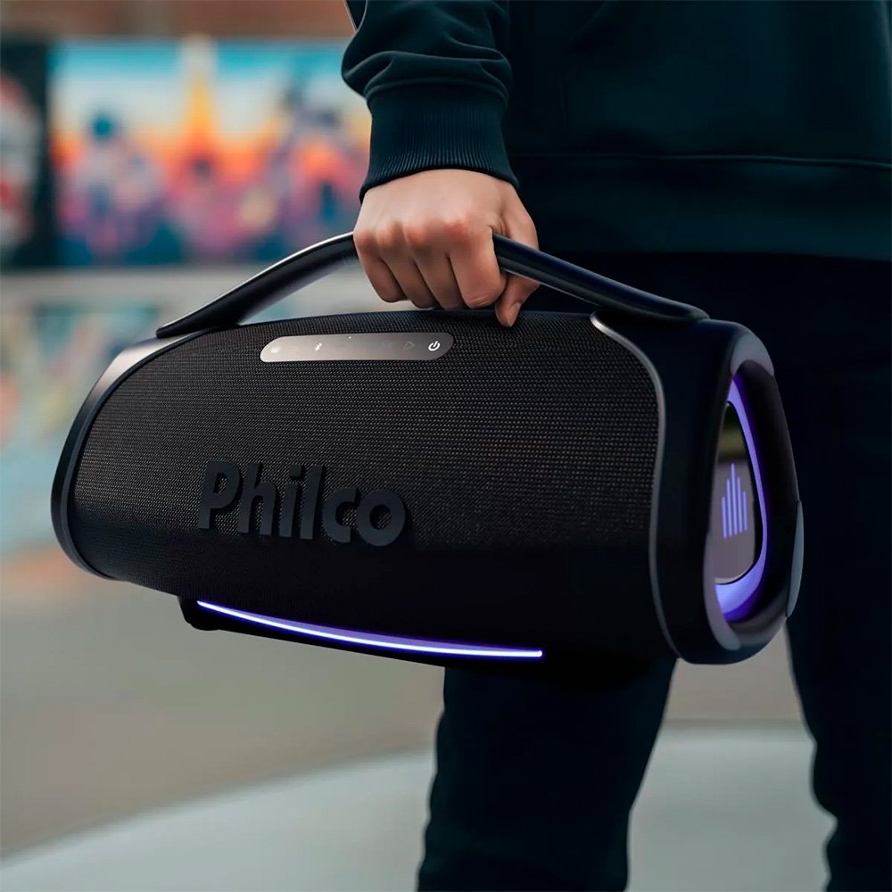 Boombox Philco Extreme PBX01, 300W, Bluetooth 5.4, Rádio FM, USB, Preto - PBX01 - view 2