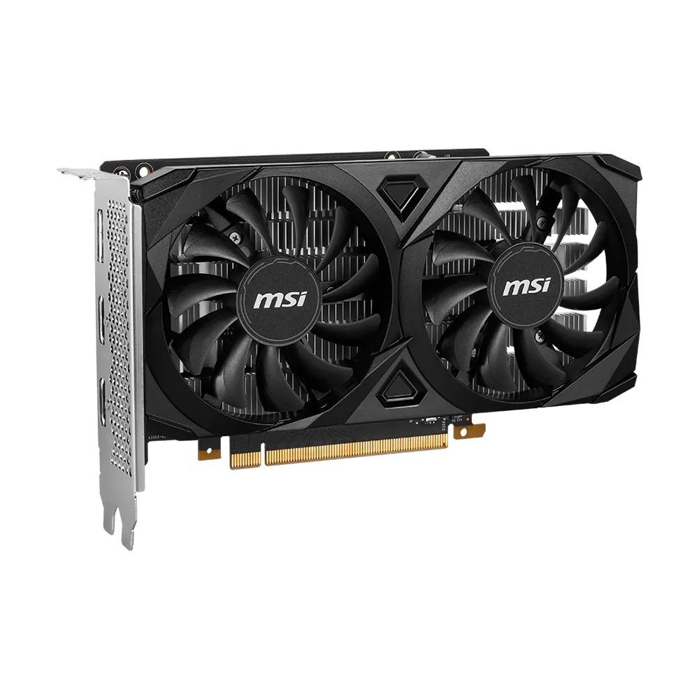 Imagem 3 de 5 do produto Placa de Vídeo MSI RTX 3050 Ventus 2X OC NVIDIA GeForce, 6GB GDDR6, 96-bit - G3050V2X6C