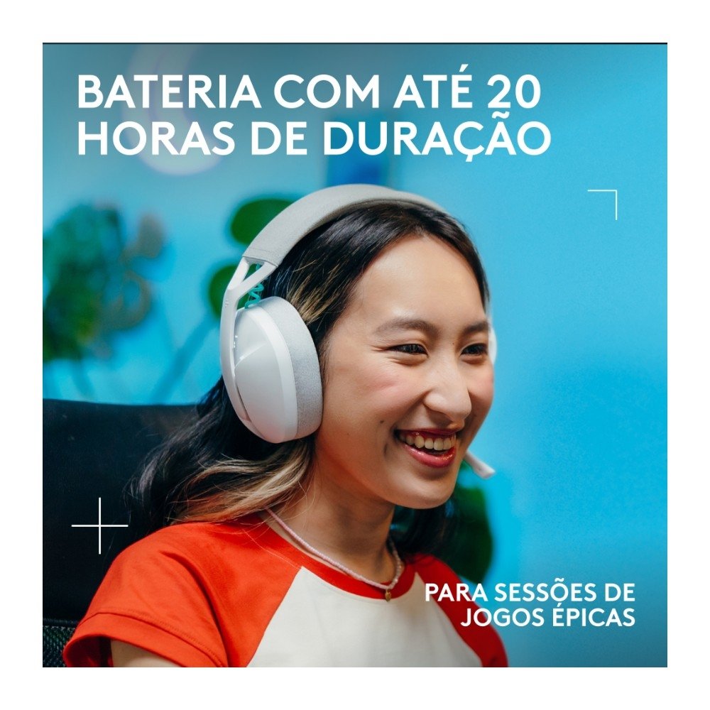 Headset Gamer Sem Fio ( Balão.info) G321 ( Balão.info), Bluetooth, Compatível com PC, PS4, PS5 e Nintendo Switch, Branco - 981-( Balão.info - foto 7