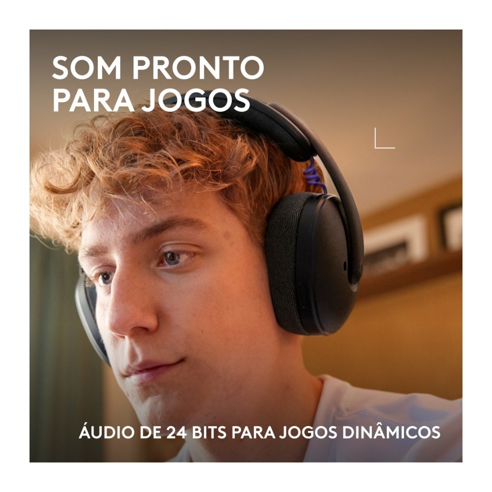 Headset Gamer Sem Fio ( Balão.info) G325 ( Balão.info), Bluetooth, Áudio 24 bits, Compatível com PC, PS4, PS5 e Nintendo Switch, Preto - 981-( Balão.info - foto 2